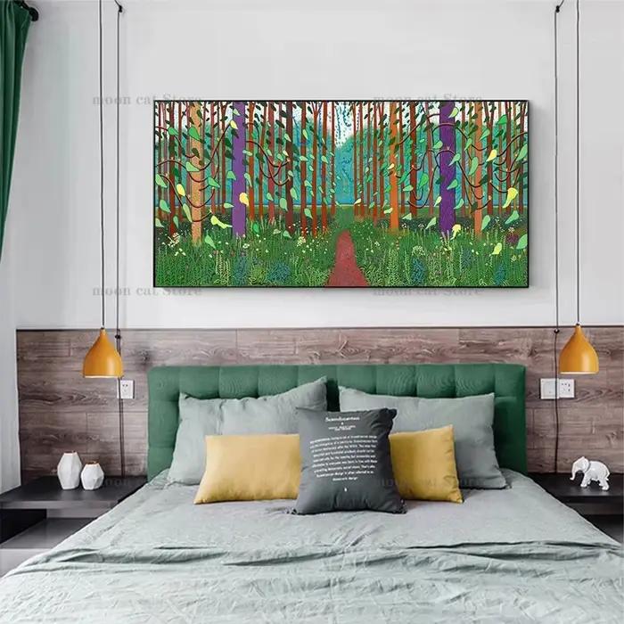 Affiche de FC Hockney avec l'arrivée du printemps