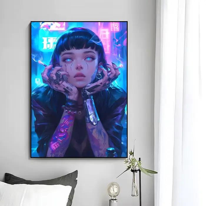 Affiche cool C-Cyberpunk G-Girl