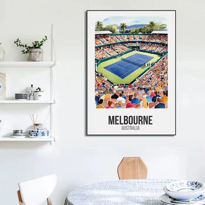 Affiche de tennis du Grand Chelem pour la décoration de la maison