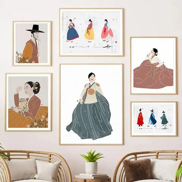 Affiches d'Art Coréen en Toile