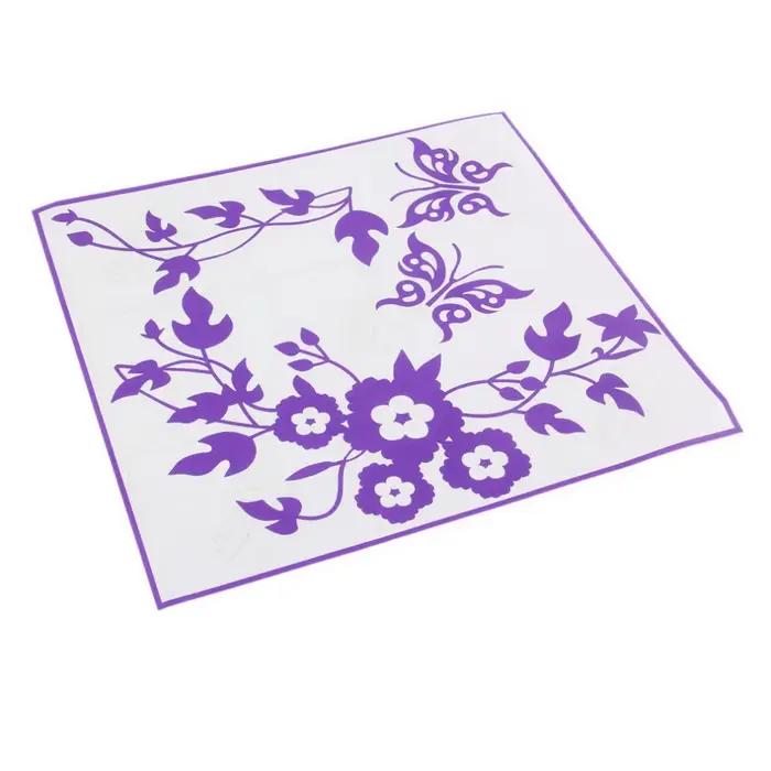 Autocollants muraux papillon et fleur pour salle de bain