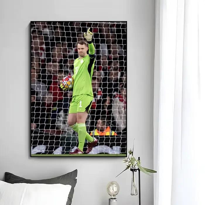 Affiche de l'étoile du football Manuel Neuer