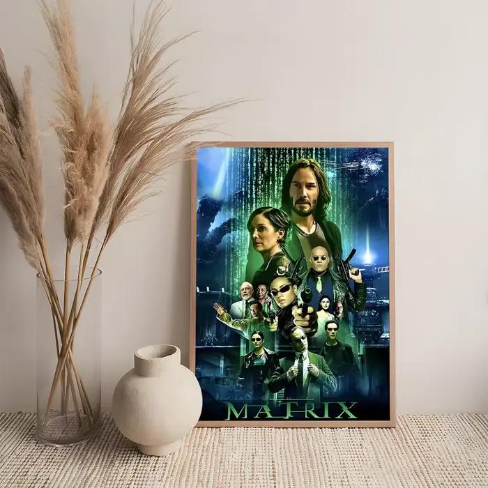 Affiches d'art graffiti du film T-The Matrix, décoration murale chic pour la maison, le studio, le bureau et la cafétéria