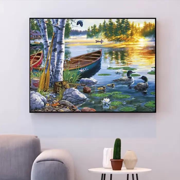 Gatyztoire – cadre de peinture acrylique par numéros