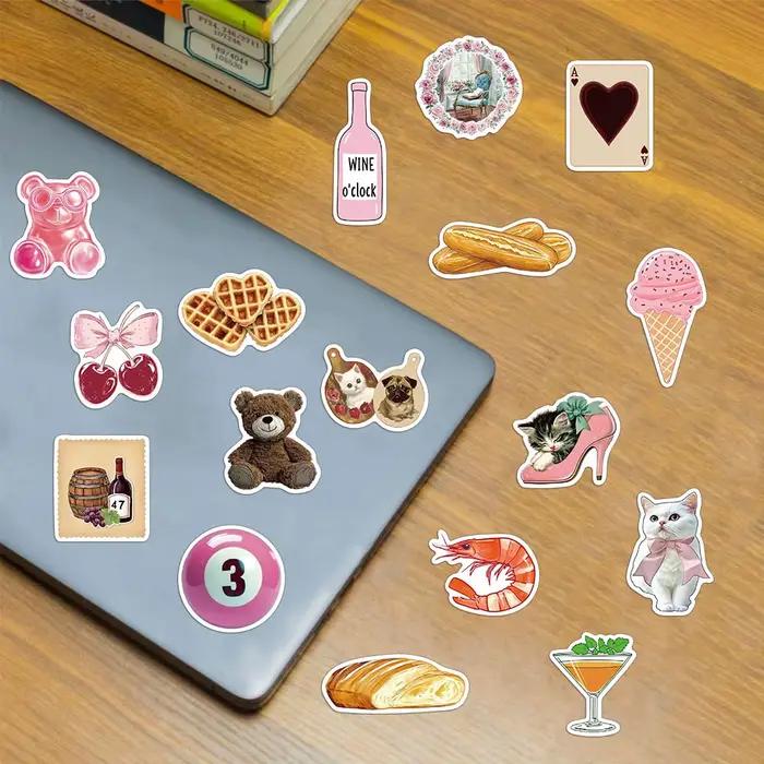 50 autocollants esthétiques Pinterest pour DIY