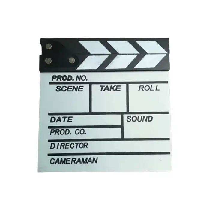 Directeur en bois scène vidéo clapet Tv film cinéma clins photographie accessoire pour enregistrement Vlog décoration suspendue nouveau