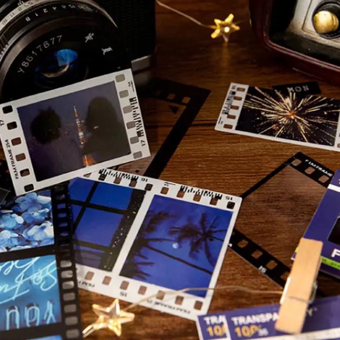 Autocollant de cadre de film photo vintage