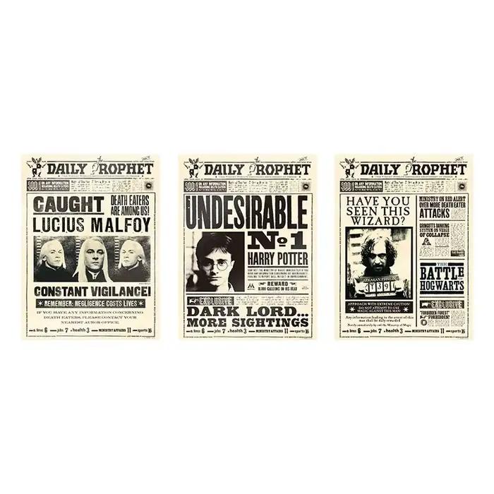 Nouvelle affiche holographique officielle Harry Potter avec trois variations