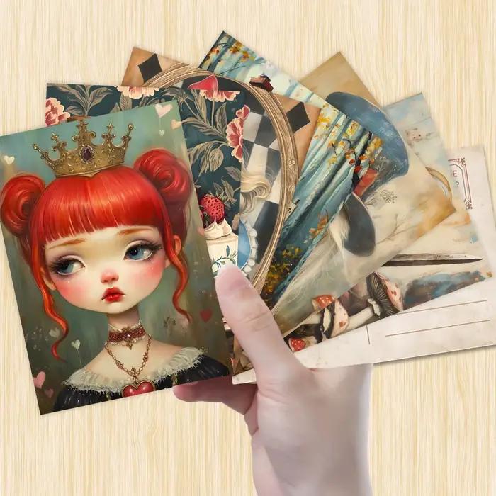 32 pièces, cartes postales Alice au pays des merveilles