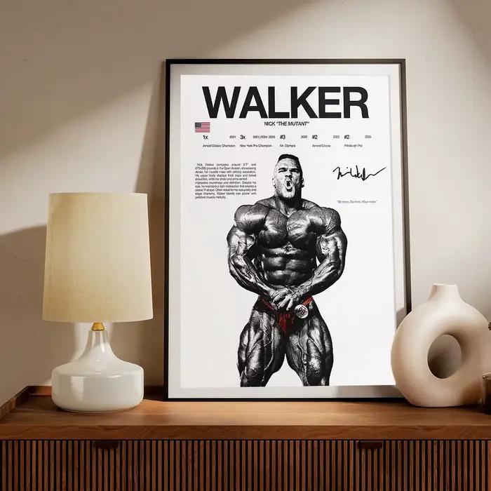 M. Olympia – affiche de légende de musculation