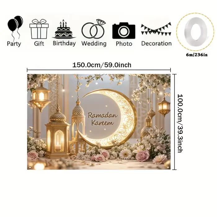 Bannière murale élégante du Ramadhan