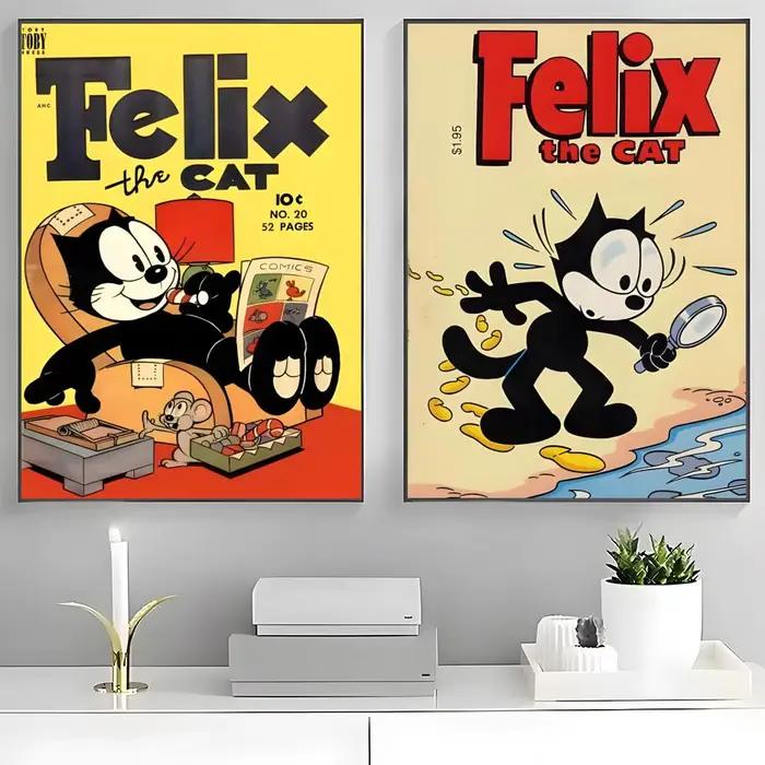 Affiche de dessin animé Felix le chat