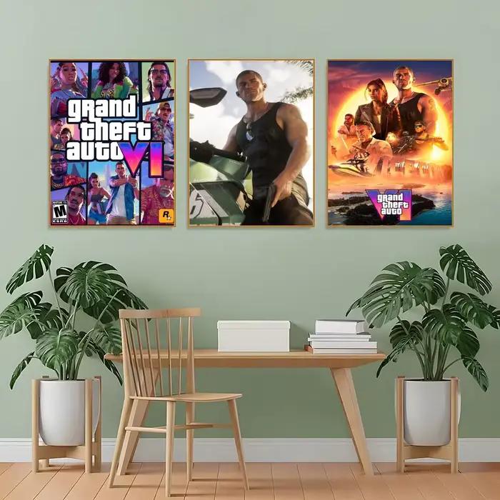Affiche artistique et élégante du jeu G-Gta 6