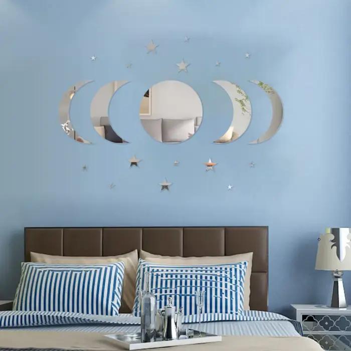 Miroir mural Design Cycle de lune
