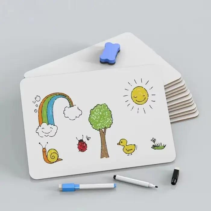 Mini tableau blanc Double face pour enfants
