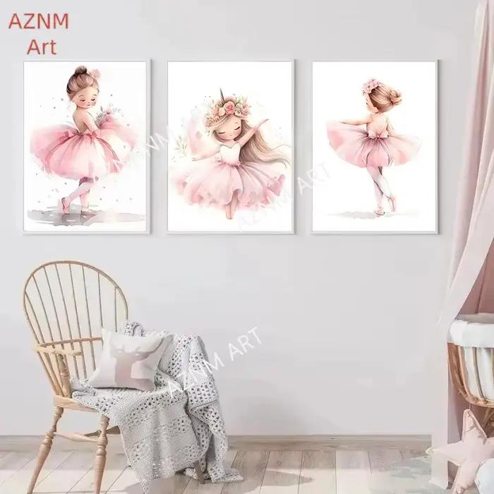 Affiche décorative en toile pour chambre d'enfant