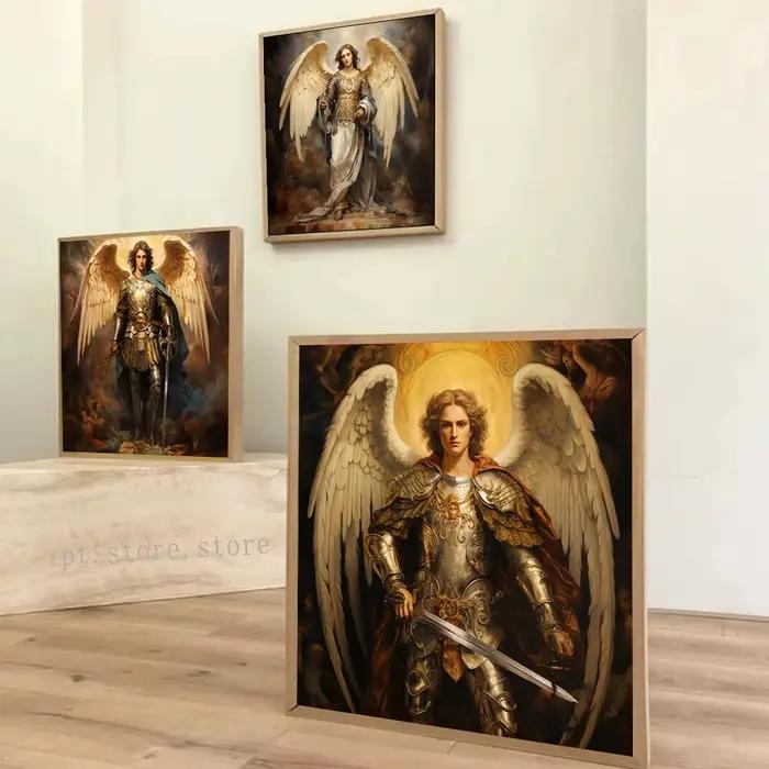 Affiche Vintage archange saint Michael