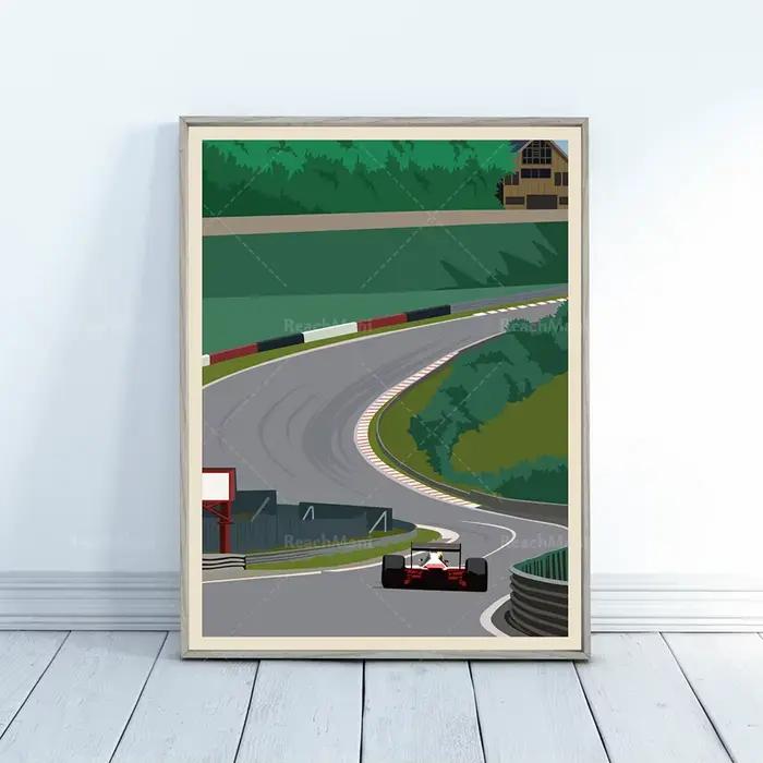 Affiche de Formule 1 avec Impression Murale, Grand Master, Monaco Tour