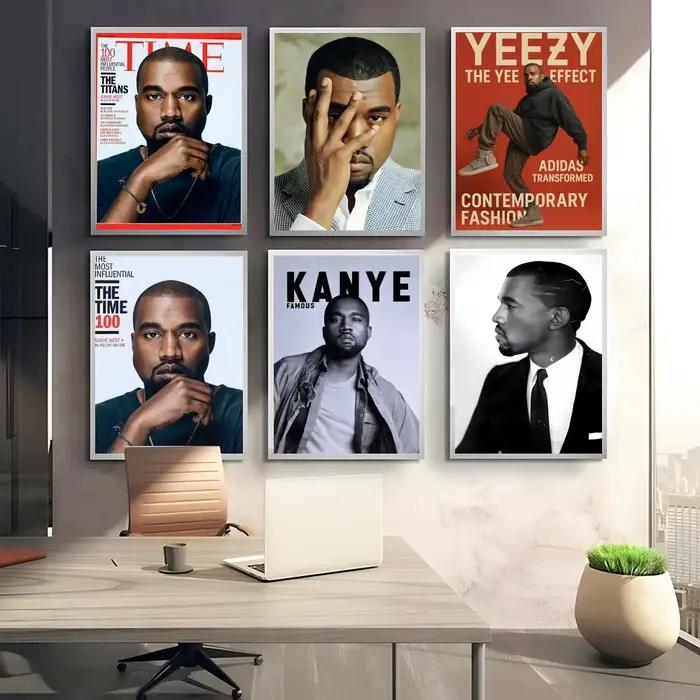 Affiche K-Kanye W-West Y-Ye Rapper