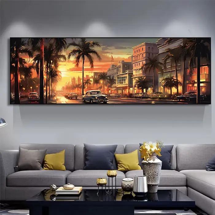 Affiche de voyage sur toile Porto Istanbul Venise New York Amsterdam