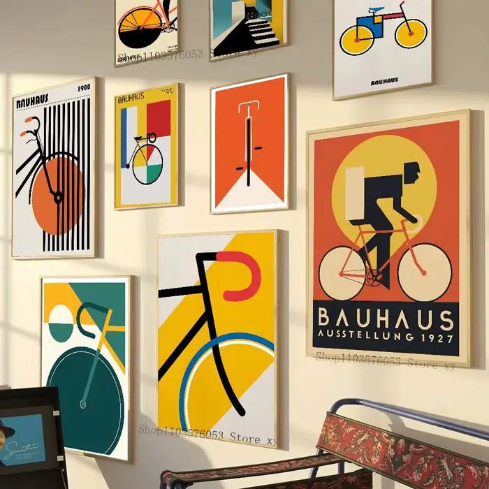 Affiche de vélo Bauhaus