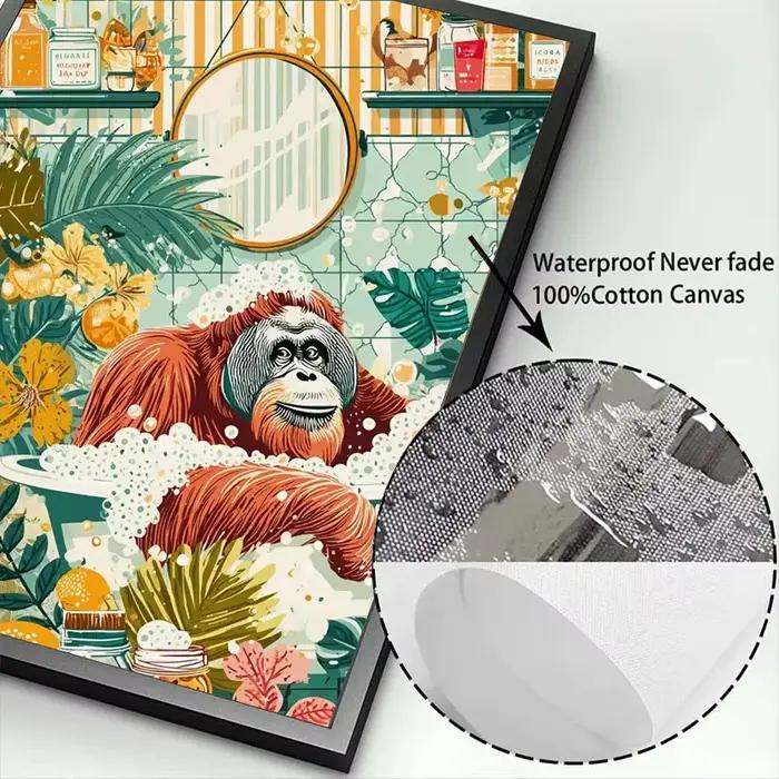 Affiches d'art d'animaux de la Jungle tropicale
