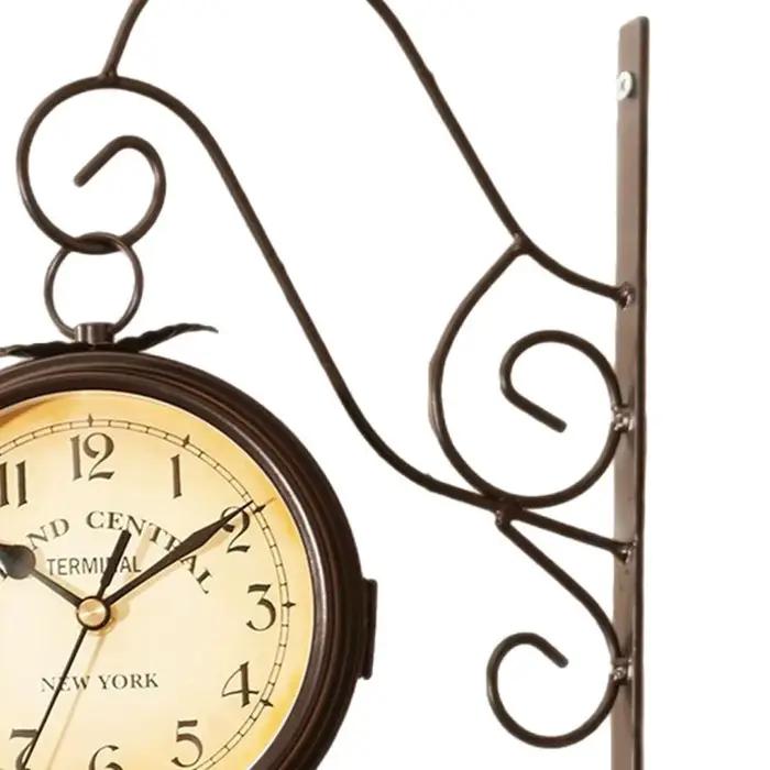 Horloge murale Double face