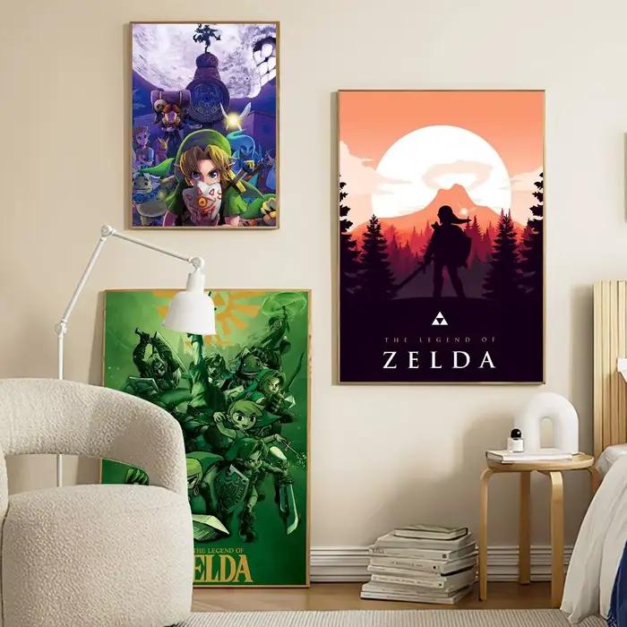 Affiche de jeu vidéo Legend Zeldas