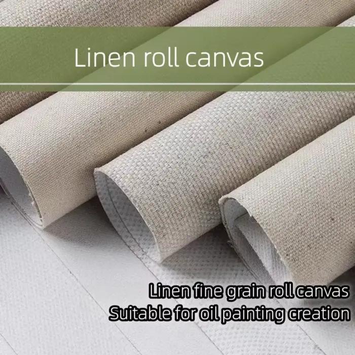 Rouleau de toile mélangée en lin 3M