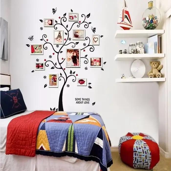 Nouvelle décoration de la maison branche d'arbre Stickers muraux bricolage Photo mur amovible