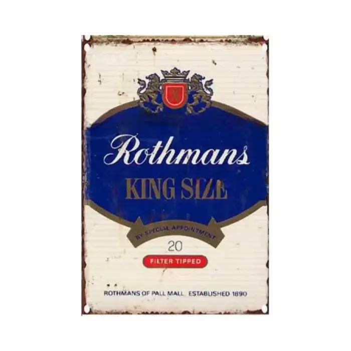 Panneau métallique Vintage pour cigarettes et tabac