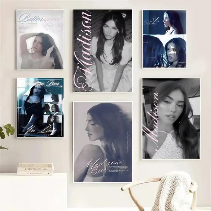 Affiche créative Singer M-Madison Beer
