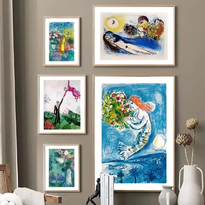 Art mural minimaliste scandinave