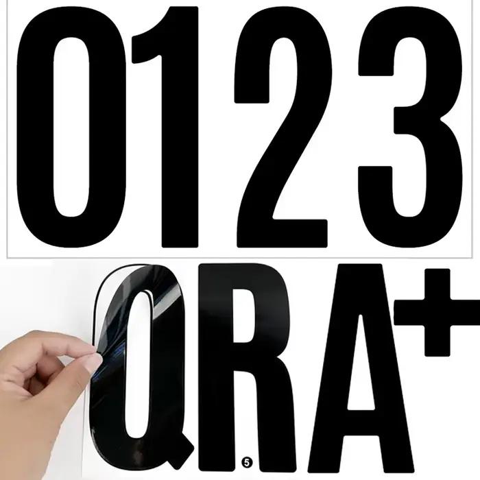 Autocollants lettres et chiffres de 15 cm (6 pouces) – Grandes