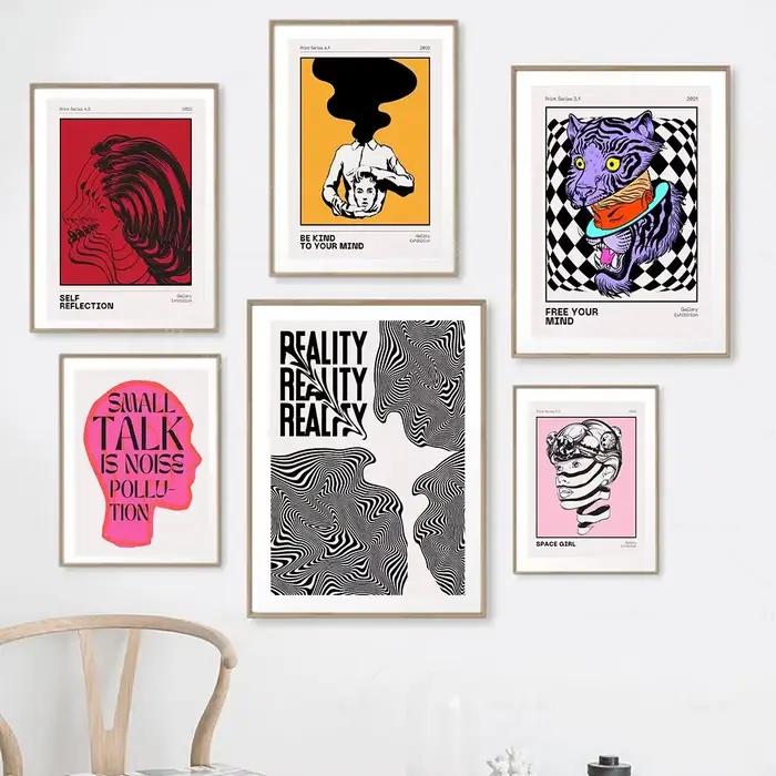 Art mural Simple scandinave