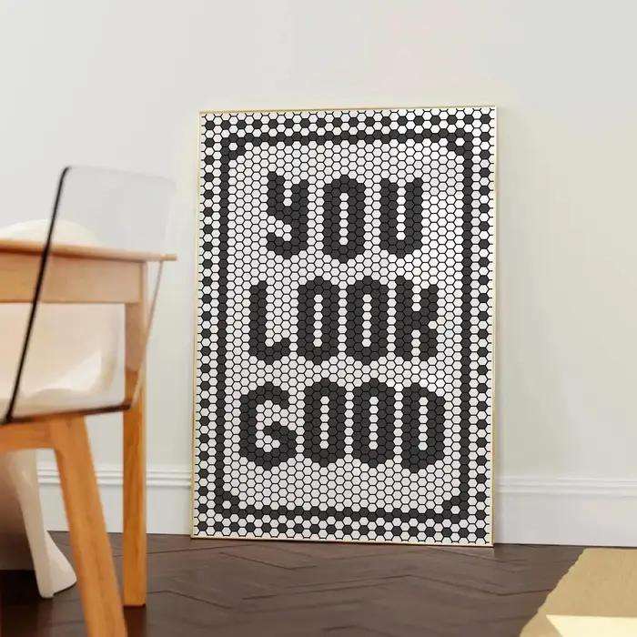 Affiche esthétique rétro tendance