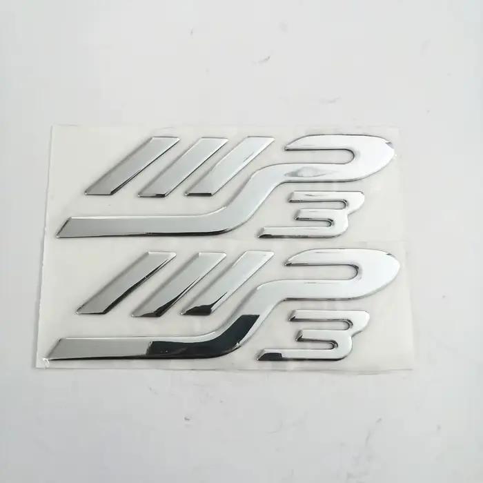 Autocollants argentés de moteur de logos de moto, emblèmes 3D, autocollant de scooter de moto, PIAGGIO MP3, 125, 300, 400, 500