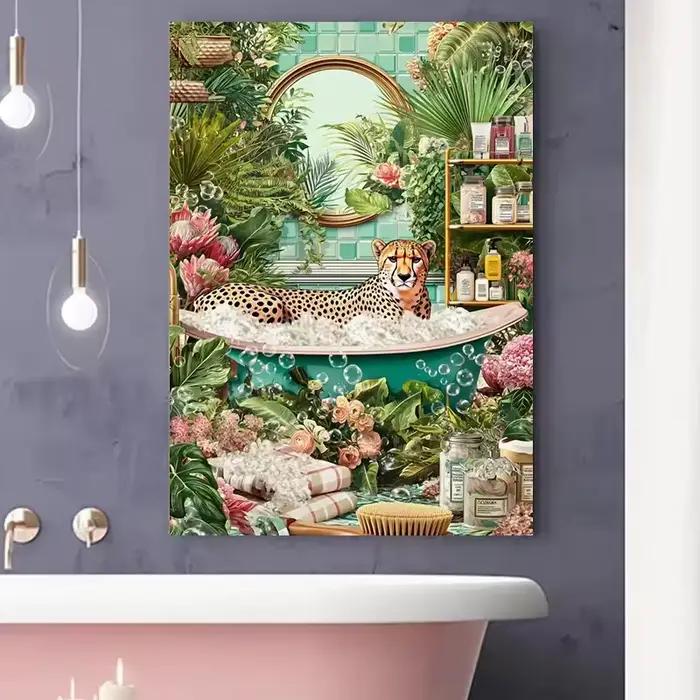 Affiches d'art d'animaux de la Jungle tropicale