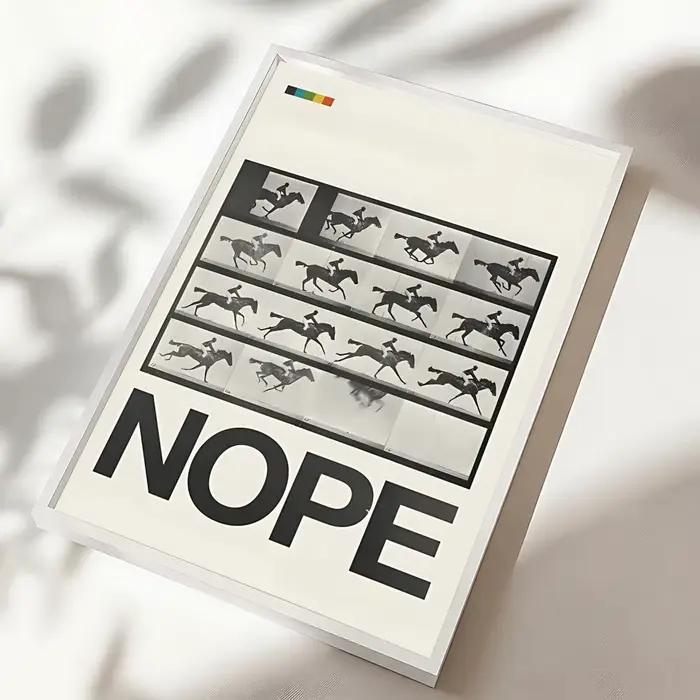 Affiche murale autocollante HD du film N-Nope