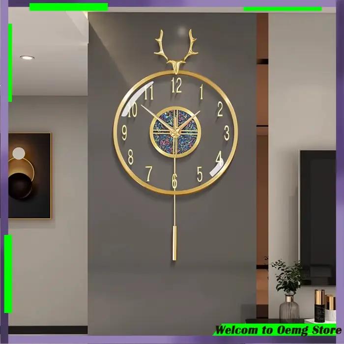 Horloge murale à pendule au Design moderne De luxe