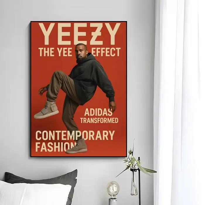 Affiche K-Kanye W-West Y-Ye Rapper