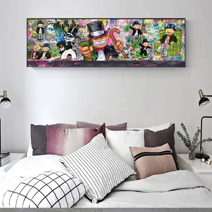 Alec monopole Graffiti mur Art affiche