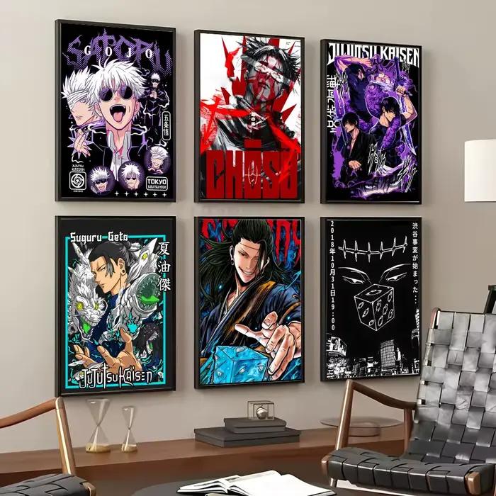 Affiche murale en toile de coton avec calligraphie