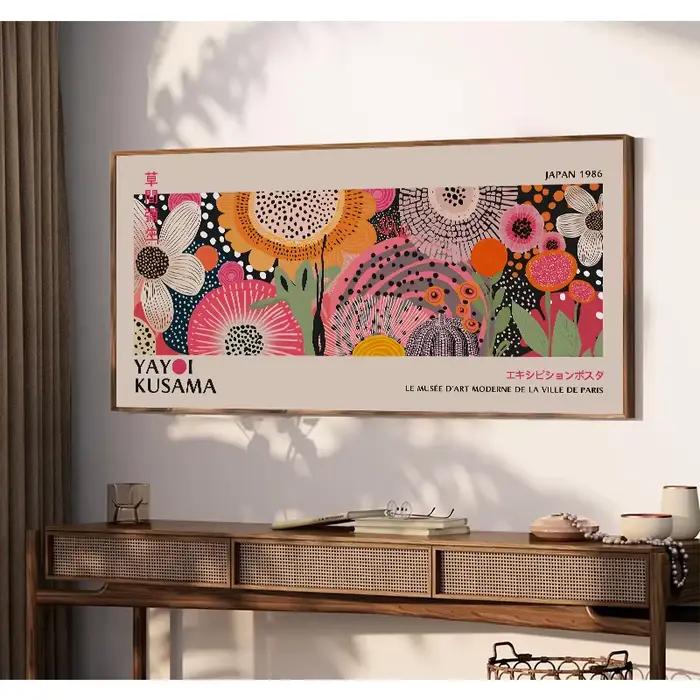 Affiche d'art abstrait inspirée du Bauhaus