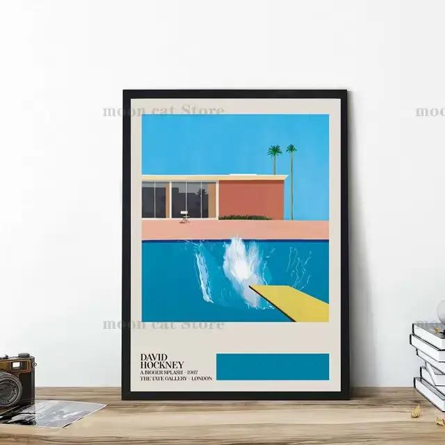 David Hockney – affiche de bain de soleil