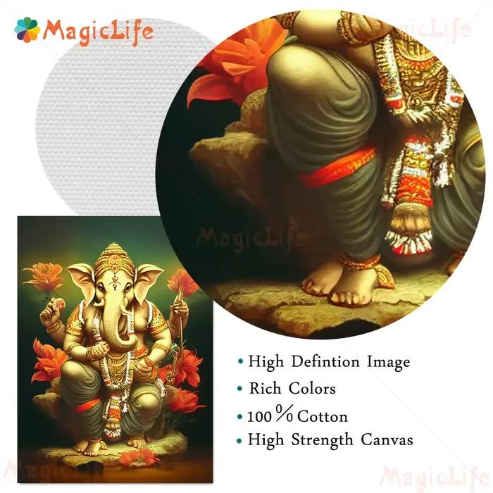 Affiches murales de Religion indienne Ganesha dieu hindouisme