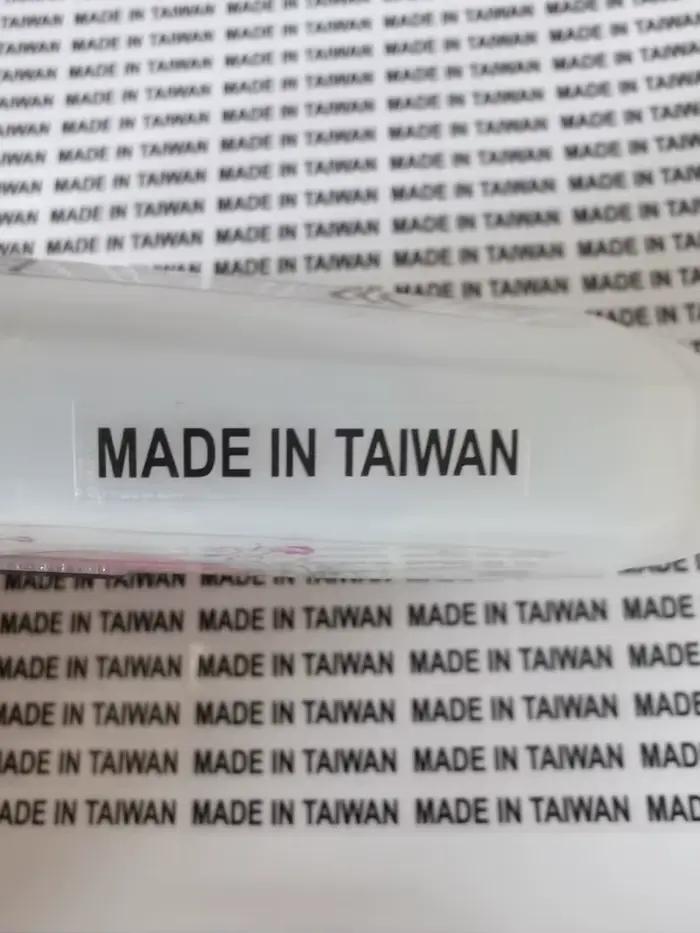 Autocollants transparents ou blancs MADE IN TASuffAN
