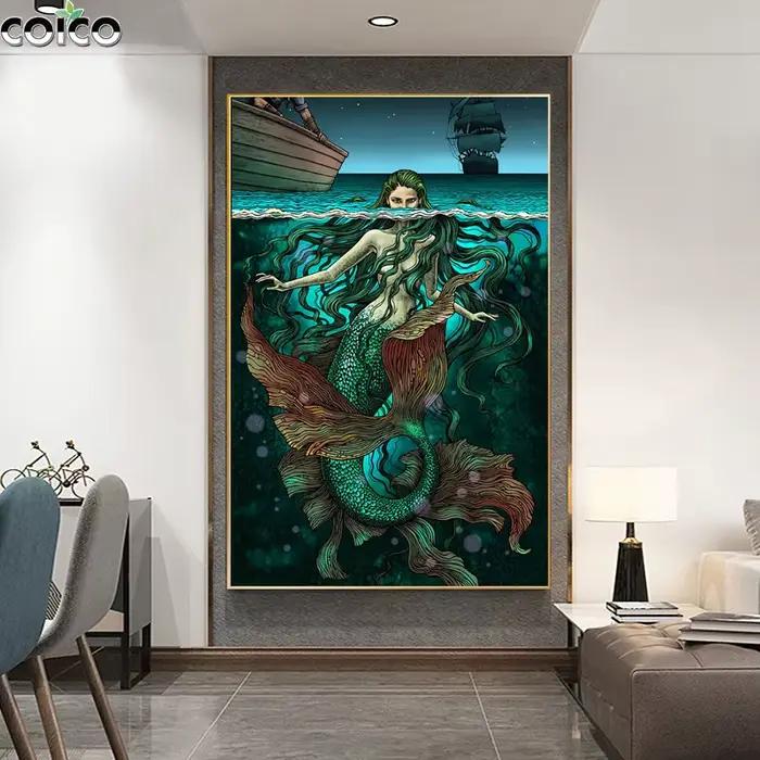 Peinture sur toile de nickel é de sirène