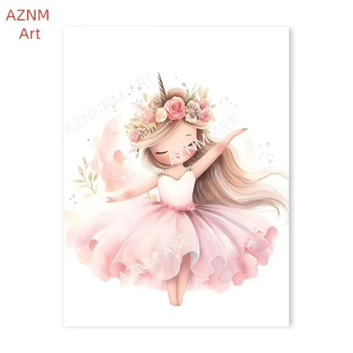 Affiche décorative en toile pour chambre d'enfant