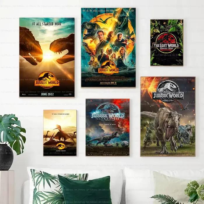 Affiche rétro du film classique 208.assic Park